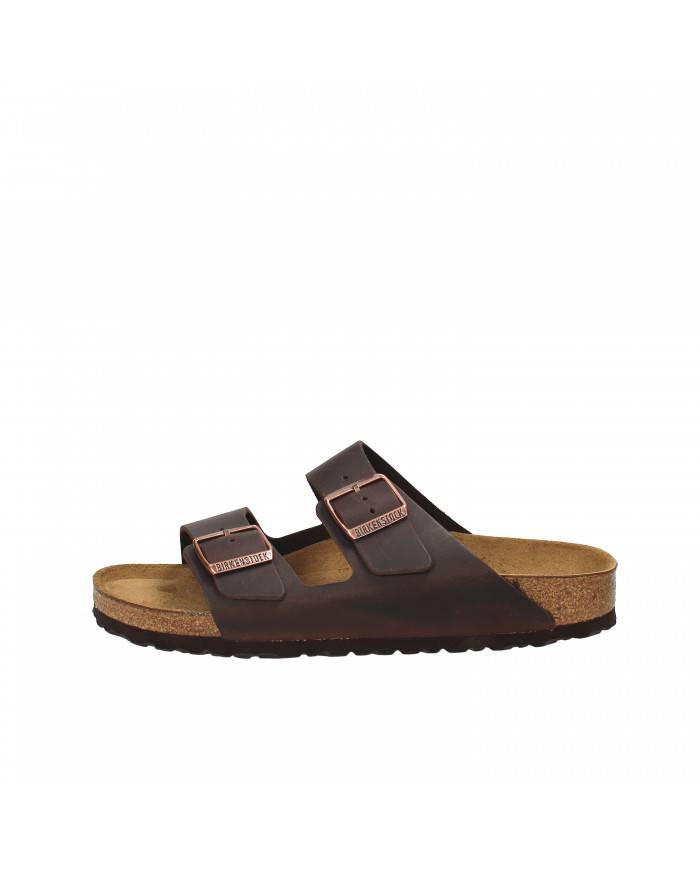Birkenstock Sandalo Soft Footbed in nabuk ingrassato Testa Moro ARI... Birkenstock Sandalo Soft Footbed in nabuk ingrassato Testa Moro ARI...