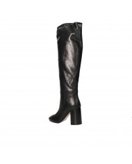 Bianca Di Stivale in pelle Nero C2850 Nuova Collezione Bianca Di