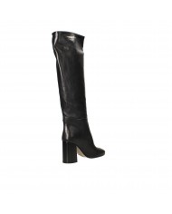 Bianca Di Stivale in pelle Nero C2850 Nuova Collezione Bianca Di