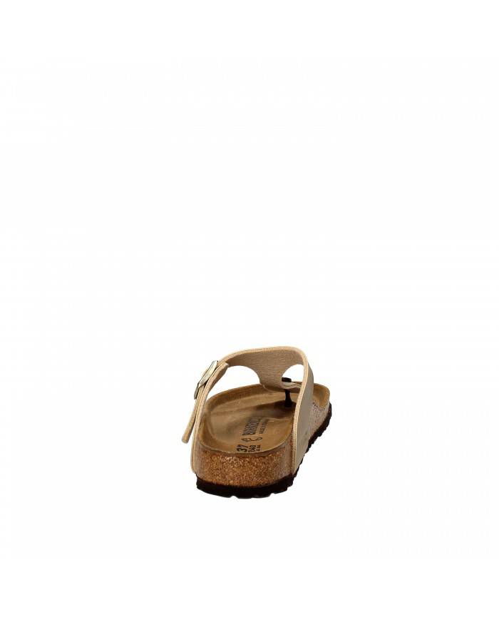 Birkenstock Infradito in pelle laminata Oro GIZEH.1016108 Nuova Col... Birkenstock Infradito in pelle laminata Oro GIZEH.1016108 Nuova Col...