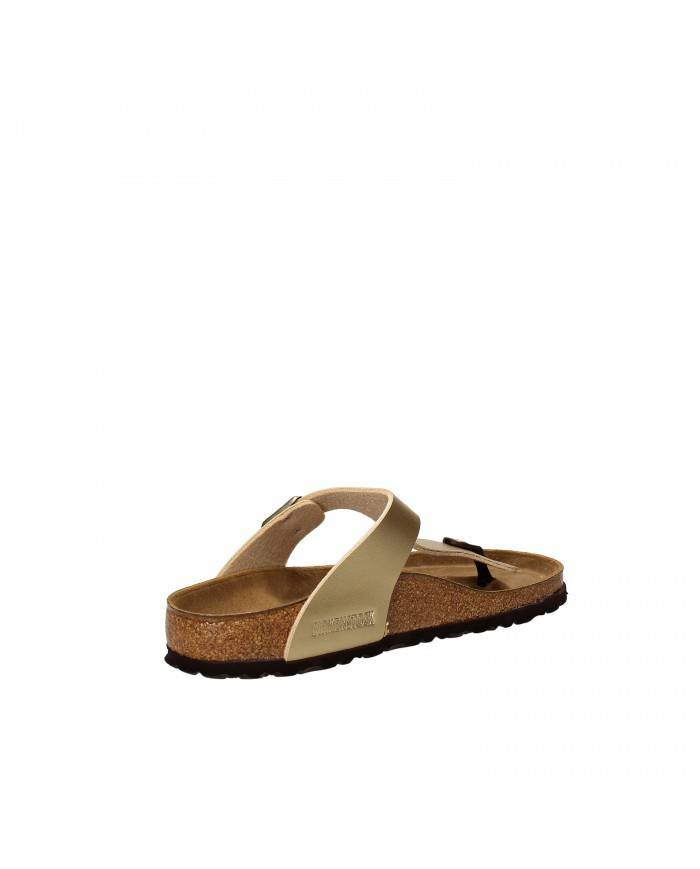 Birkenstock Infradito in pelle laminata Oro GIZEH.1016108 Nuova Col... Birkenstock Infradito in pelle laminata Oro GIZEH.1016108 Nuova Col...