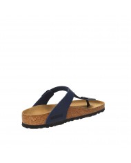 Birkenstock Infradito in pelle Blu GIZEH.143621 Nuova Collezione Bi...