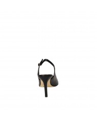 Chantal Slingback in pelle Nero H124 Nuova Collezione Chantal