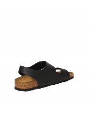 Birkenstock Sandalo in pelle Nero MILANO.034793 Nuova Collezione Bi...