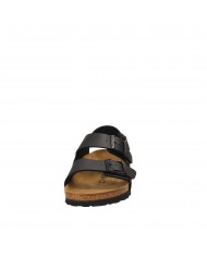 Birkenstock Sandalo in pelle Nero MILANO.034793 Nuova Collezione Bi...