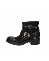 Strategia Biker in nabuk Nero P2331 Nuova Collezione