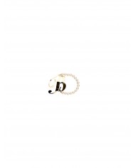 Mafra Bijoux Bracciale con perle lettera B Perla R351.B Nuova Colle...