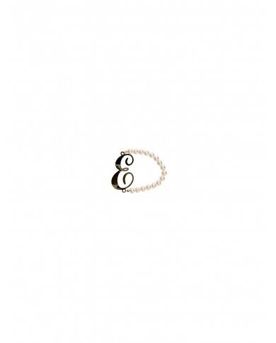 Mafra Bijoux Bracciale con perle lettera E Perla R351.E Nuova Colle... Mafra Bijoux Bracciale con perle lettera E Perla R351.E Nuova Colle...