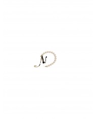Mafra Bijoux Bracciale con perle lettera N Perla R351.N Nuova Colle...