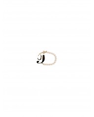 Mafra Bijoux Bracciale con perle lettera T Perla Nuova Collezione M...