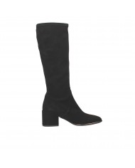 Il Borgo Firenze Stivale in camoscio elasticizzato Nero S6505-M Nuo...