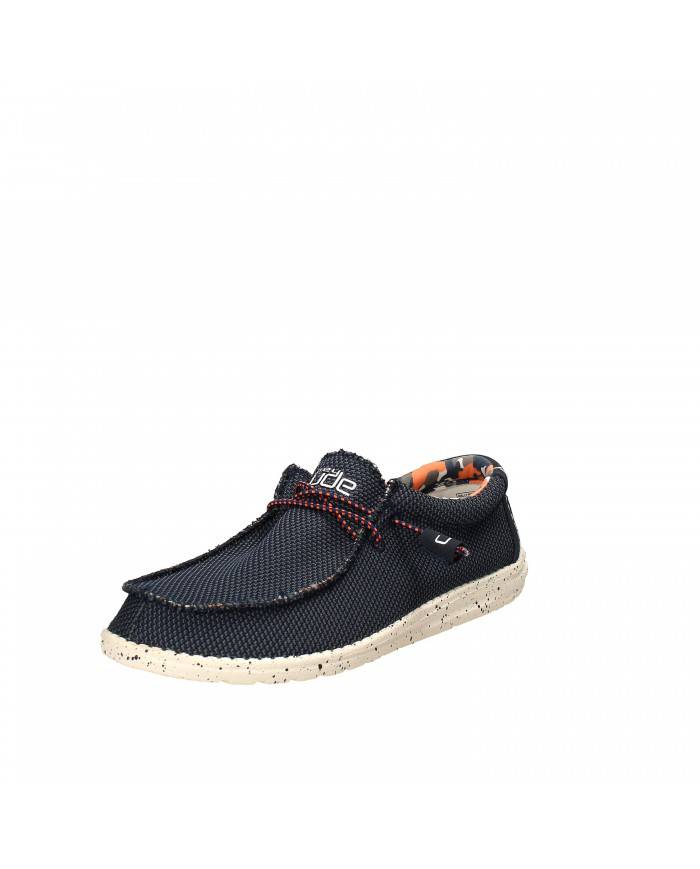 Hey Dude Shoes Mocassino in tessuto elasticizzato Blu Wally Sox Nuo...