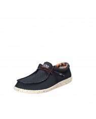 Hey Dude Shoes Mocassino in tessuto elasticizzato Blu Wally Sox Nuo...