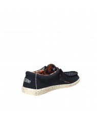 Hey Dude Shoes Mocassino in tessuto elasticizzato Blu Wally Sox Nuo...