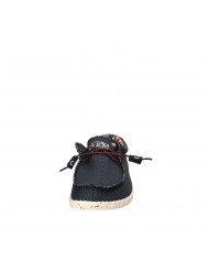 Hey Dude Shoes Mocassino in tessuto elasticizzato Blu Wally Sox Nuo...