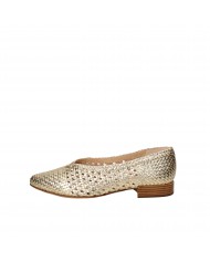 What For Ballerina in pelle intrecciata laminata Oro Nuova Collezio...
