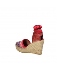 Vidorreta Espadrilla in tessuto Rosso 06700 Nuova Collezione Vidorreta