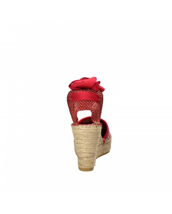 Vidorreta Espadrilla in tessuto Rosso 06700 Nuova Collezione Vidorreta