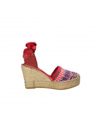 Vidorreta Espadrilla in tessuto Rosso 06700 Nuova Collezione Vidorreta