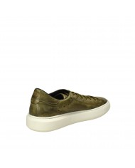 Pawelk's Sneaker in pelle Verde Militare 20665 Nuova Collezione Paw...