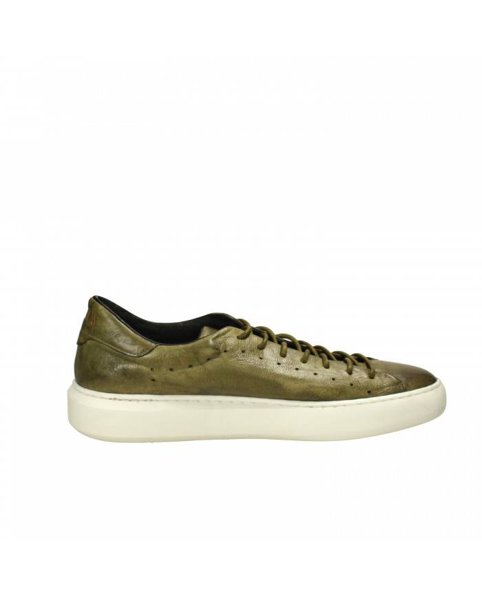 Pawelk's Sneaker in pelle Verde Militare 20665 Nuova Collezione Paw...