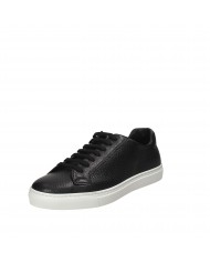 Rossano Bisconti Sneaker in pelle martellata Nero 465-01 Nuova Coll...