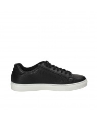Rossano Bisconti Sneaker in pelle martellata Nero 465-01 Nuova Coll...