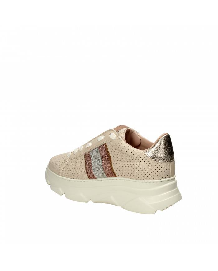 Stokton Sneaker in pelle Beige 650-D-City Up Nuova Collezione Stokton