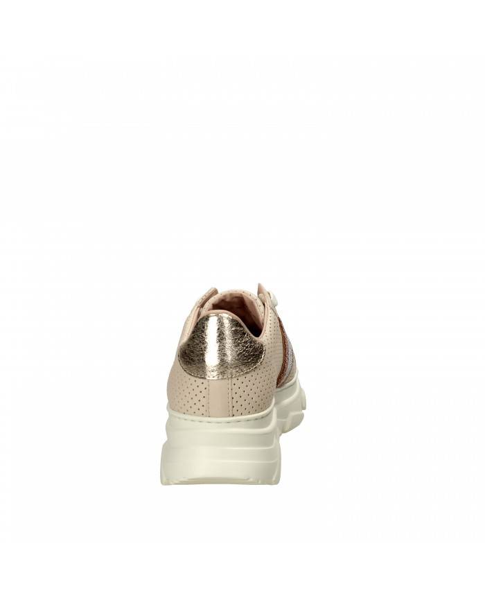 Stokton Sneaker in pelle Beige 650-D-City Up Nuova Collezione Stokton