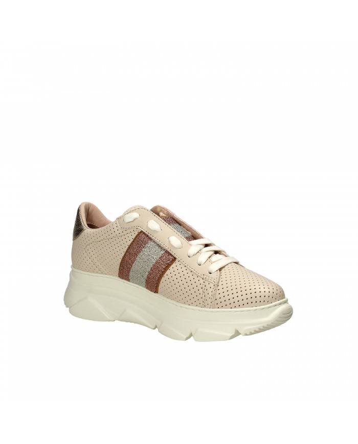 Stokton Sneaker in pelle Beige 650-D-City Up Nuova Collezione Stokton