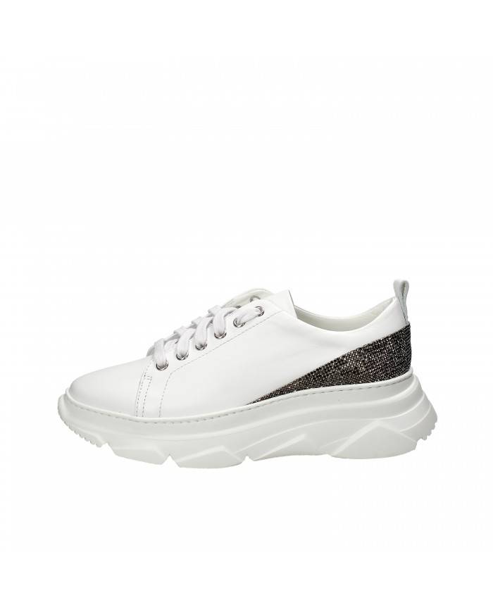 Stokton Sneaker in pelle Bianco 951-D-City Up Nuova Collezione Stokton