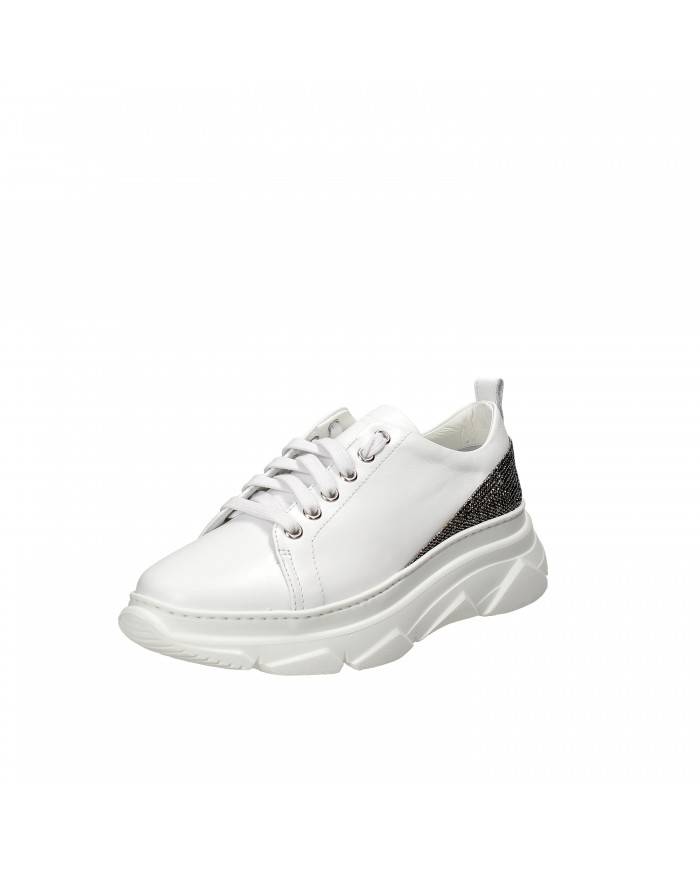 Stokton Sneaker in pelle Bianco 951-D-City Up Nuova Collezione Stokton
