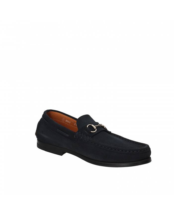 Rossi Mocassino in camoscio Blu 9660 Nuova Collezione Rossi