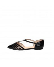 Il Borgo Firenze Ballerina in vernice Nero A5854 Nuova Collezione I...