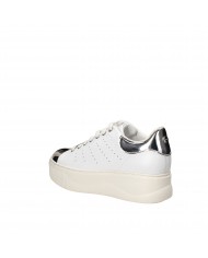 Cult Sneaker in pelle con punta metallica Bianco CLW316207 Nuova Co...