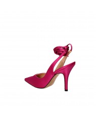 Bianca Di Slingback in raso Fucsia D149 Nuova Collezione Bianca Di