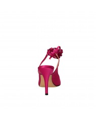 Bianca Di Slingback in raso Fucsia D149 Nuova Collezione Bianca Di