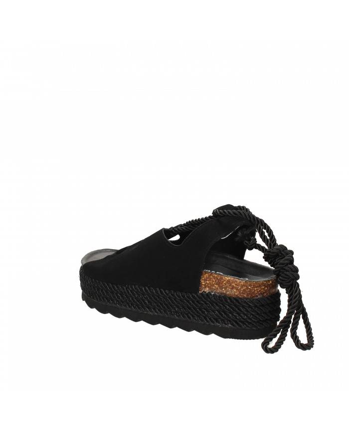 Colors of California Sandalo in camoscio Nero HC.BES047.Ne Nuova Co...
