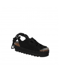 Colors of California Sandalo in camoscio Nero HC.BES047.Ne Nuova Co...