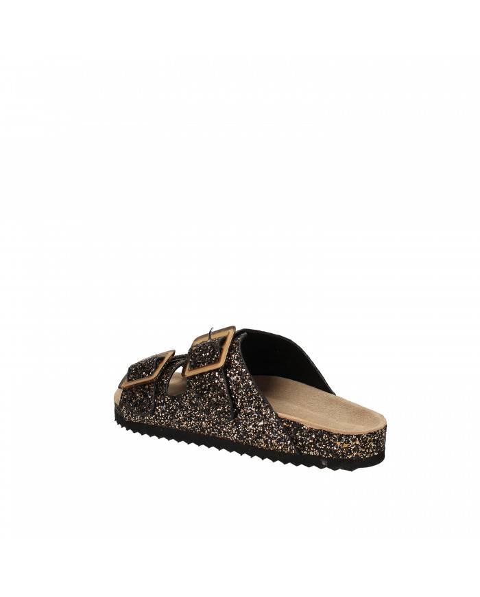Colors of California Sandalo in glitter Nero e Oro HC.BIO047-BIS.Ne... Colors of California Sandalo in glitter Nero e Oro HC.BIO047-BIS.Ne...