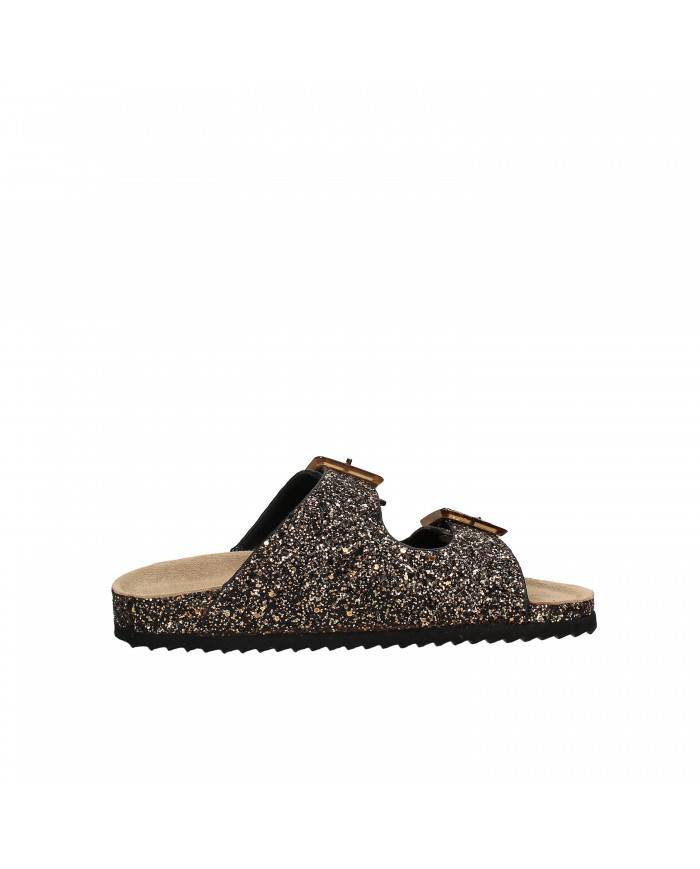 Colors of California Sandalo in glitter Nero e Oro HC.BIO047-BIS.Ne... Colors of California Sandalo in glitter Nero e Oro HC.BIO047-BIS.Ne...