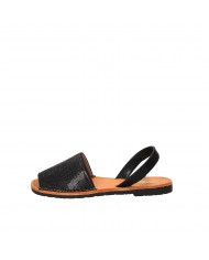 Colors of California Sandalo in glitter Nero HC.MIN009.Ne Nuova Col...
