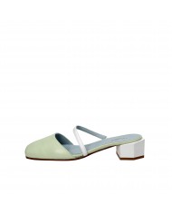 RF Festa Sabot in pelle Verde Acqua Marcelle Nuova Collezione RF Festa