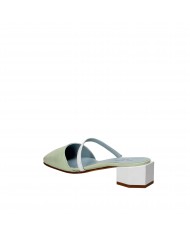 RF Festa Sabot in pelle Verde Acqua Marcelle Nuova Collezione RF Festa