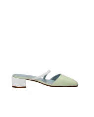 RF Festa Sabot in pelle Verde Acqua Marcelle Nuova Collezione RF Festa