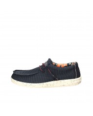 Hey Dude Shoes Mocassino in tessuto elasticizzato Blu Wally Sox Nuo...