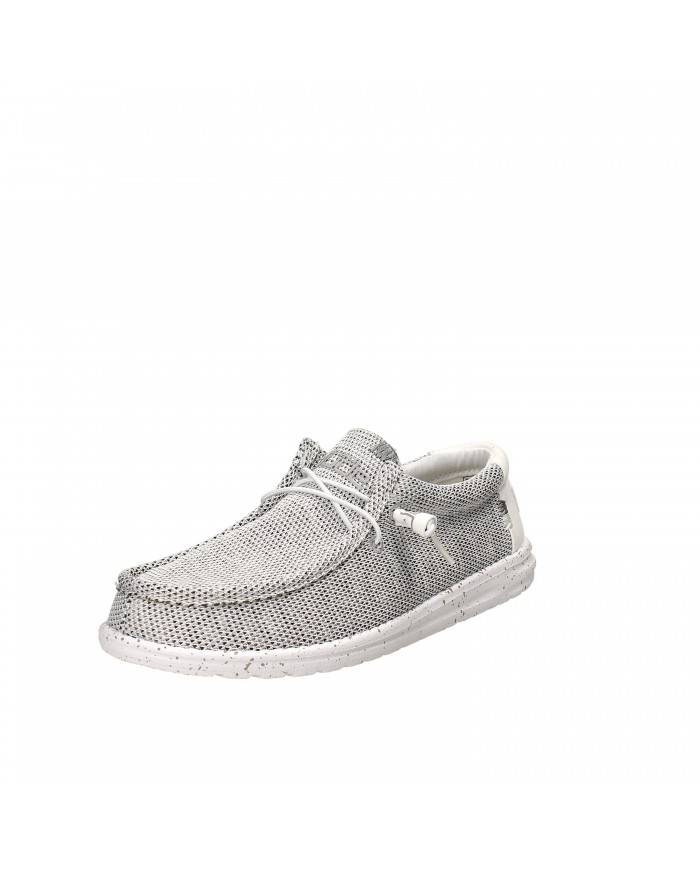 Hey Dude Shoes Mocassino in tessuto elasticizzato Ghiaccio Wally So...