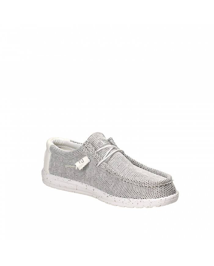 Hey Dude Shoes Mocassino in tessuto elasticizzato Ghiaccio Wally So... Hey Dude Shoes Mocassino in tessuto elasticizzato Ghiaccio Wally So...