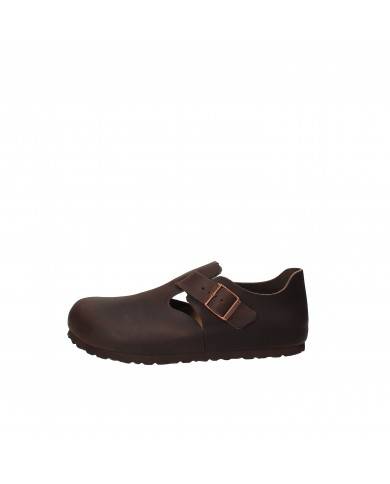 Birkenstock Scarpa in pelle ingrassata Testa Moro LONDON.166533 Nuo...