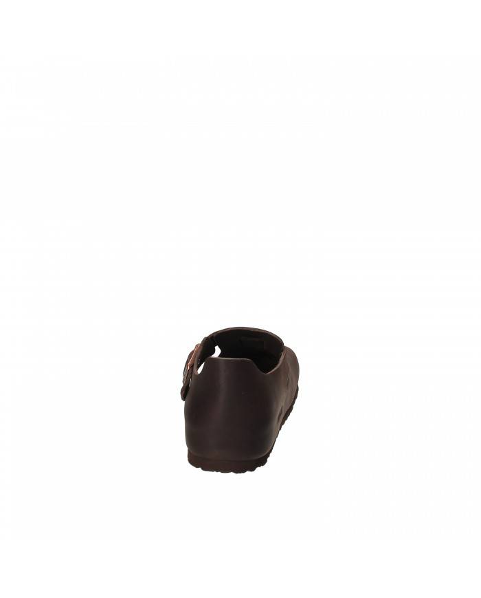 Birkenstock Scarpa in pelle ingrassata Testa Moro LONDON.166533 Nuo... Birkenstock Scarpa in pelle ingrassata Testa Moro LONDON.166533 Nuo...